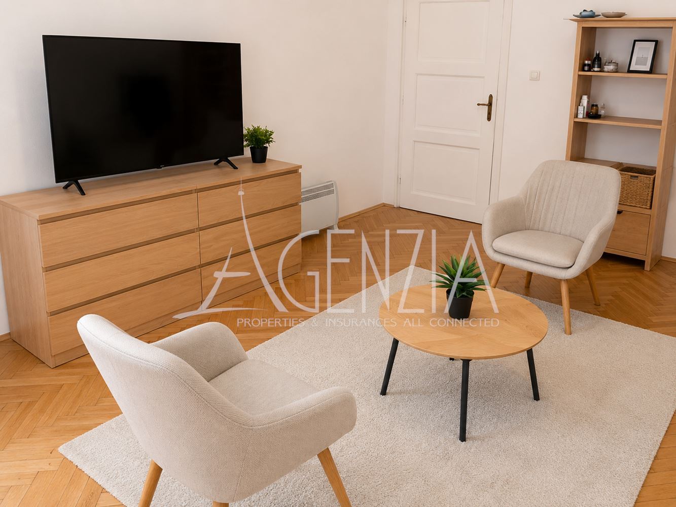 One-bedroom apartment for rent on Vitosha Blvd."