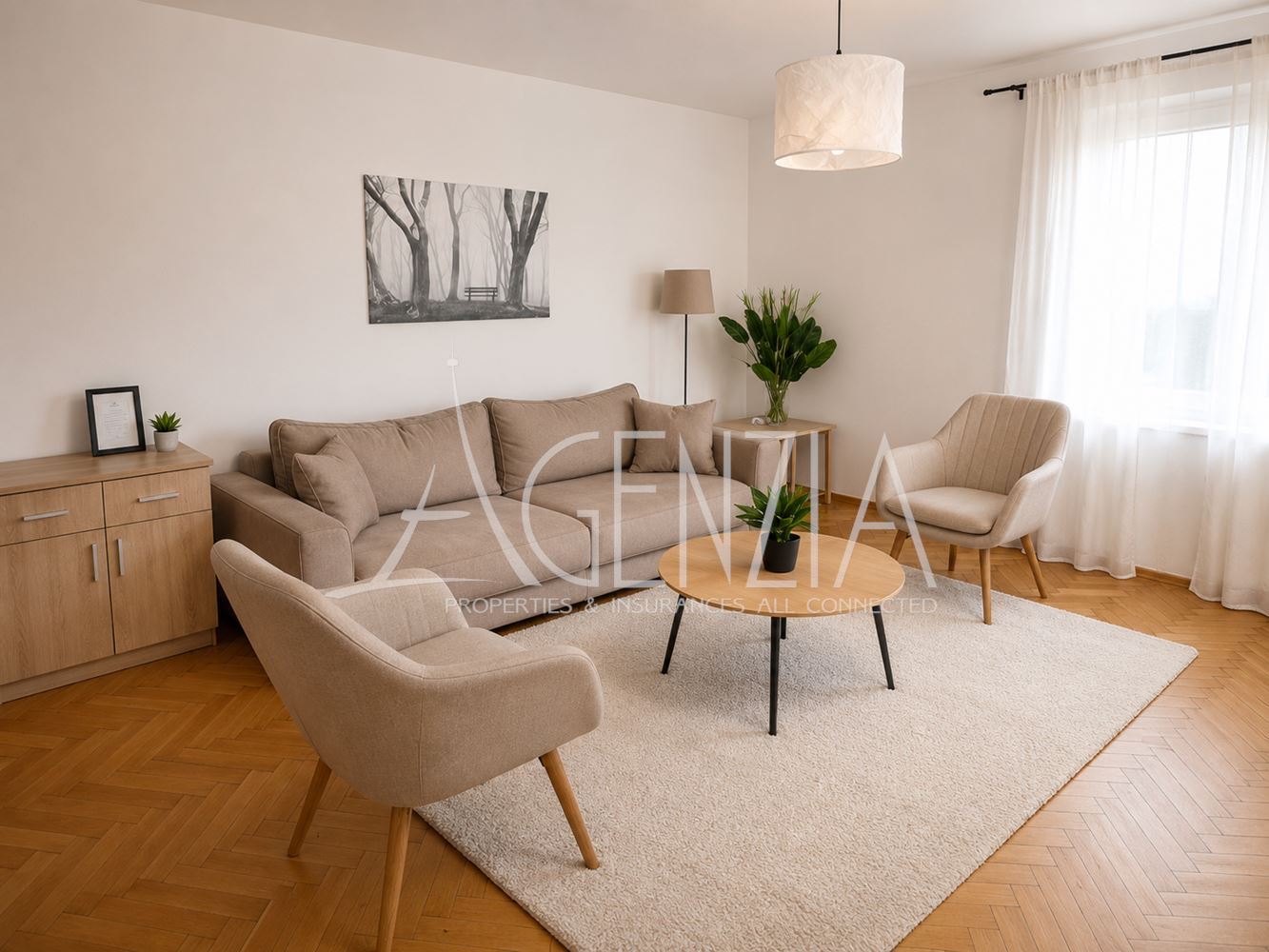 One-bedroom apartment for rent on Vitosha Blvd."