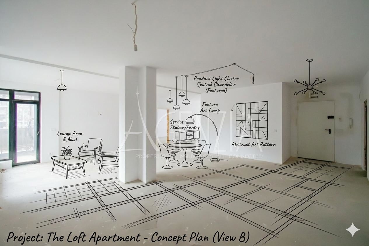 Appartement de deux chambres pouvant être transformé en trois pièces, rue „ Mur “, Manastirski Livadi