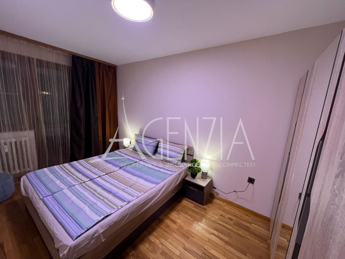 Spacious two-bedroom apartment with a garage in the Lozenets neighborhood