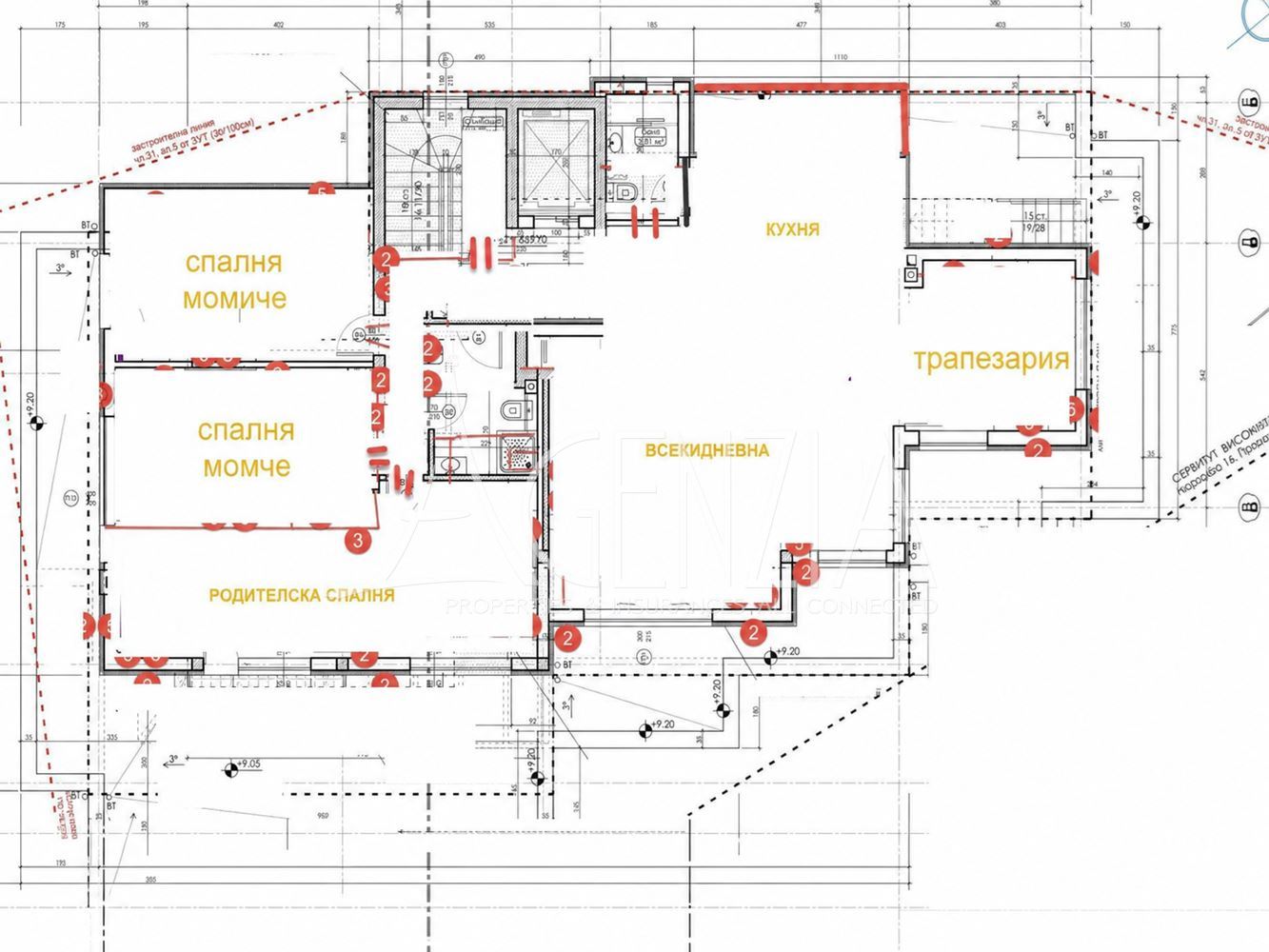 Penthouse design de quatre pièces avec vue panoramique à 360°, terrasse privée sur le toit et accès direct par ascenseur